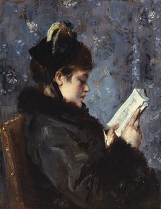Porträt von Madame Brizat aus der Comédie Française von Alfred Emile Stevens