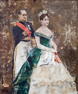 Jerome Bonaparte und seine Tochter Mathilde