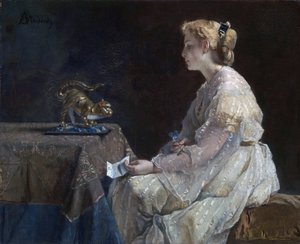 Das Geschenk von Alfred Emile Stevens