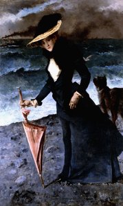 Der Sturm, 1891 von Alfred Emile Stevens