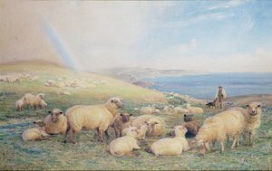 Am Hang im Frühling, Amberley, 1888 von Alfred Fitzwalter Grace