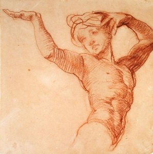 Studie einer nackten Figur von Alfred George Stevens
