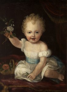Der 3. Lord de Tabley, im Alter von zwei Jahren, ca. 1837