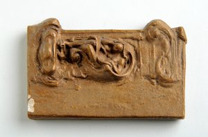 Modell für ein Panel mit einer sitzenden Figur