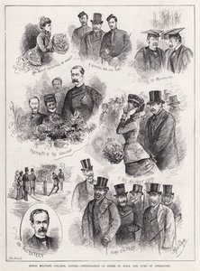 Royal Military College, Oxford, Preisverleihung durch HRH den Herzog von Connaught von Alfred Gish Bryan