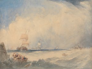 Schiffsszene im Hafen von Dunkerque