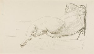 Liegender Akt von Alfred H. Maurer