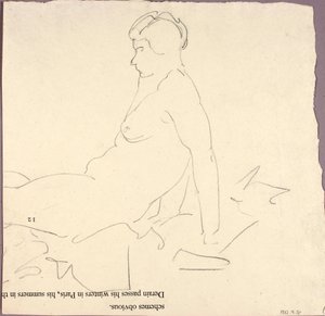 Liegender Akt von Alfred H. Maurer