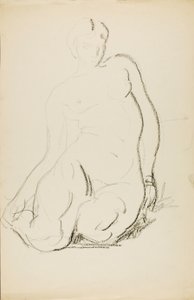 Sitzender Akt von Alfred H. Maurer