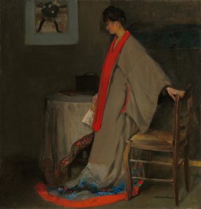 Junge Frau im Kimono
