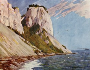 Dänemark: Insel Mön, Møns Klint von Alfred Heaton Cooper