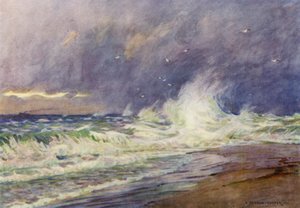Dänemark: Der Skaw, Treffen der Nordsee und des Kattegats von Alfred Heaton Cooper