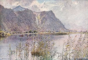 Lake District: Lodore und Derwentwater, ein Sommermorgen von Alfred Heaton Cooper