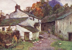 Lake District: Das alte Postamt, Loweswater von Alfred Heaton Cooper