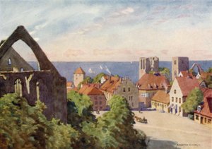 Die Stadt Visby von Alfred Heaton Cooper