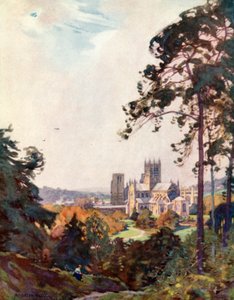 Kathedrale von Wells, vom Tor aus von Alfred Heaton Cooper