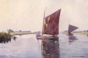 Wherries an der Waveney, Suffolk