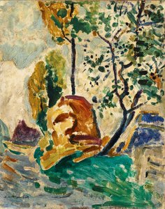 Baum und Felsen von Alfred Henry Maurer