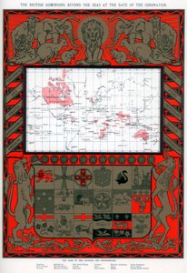 Die britischen Dominions jenseits der Meere zum Zeitpunkt der Krönung von Alfred Hugh Fisher
