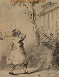 Carrie und die Katzen von Alfred Jacob Miller