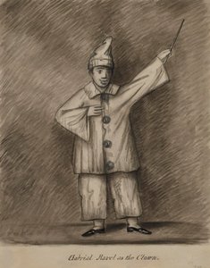 Gabriel Ravel als der Clown von Alfred Jacob Miller