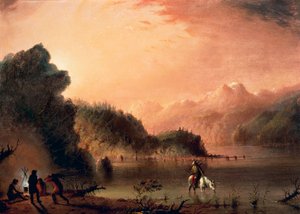 In den Rocky Mountains von Alfred Jacob Miller
