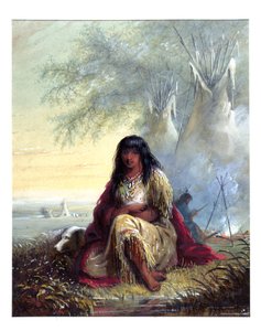 Indisches Mädchen (Sioux) von Alfred Jacob Miller
