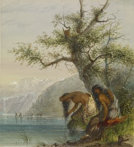 Indische Toilette von Alfred Jacob Miller