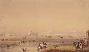 Szene in der Nähe von Fort Laramie, ca. 1837