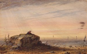 Meeresküste, ca. 1837 von Alfred Jacob Miller