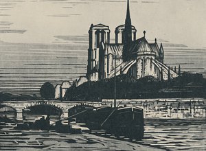 Notre-Dame de Paris, 1919 von Alfred Latour