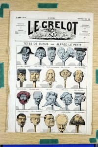 Cover von „Le Grelot“, Nummer 64, Satirique en Couleurs von Alfred Le Petit