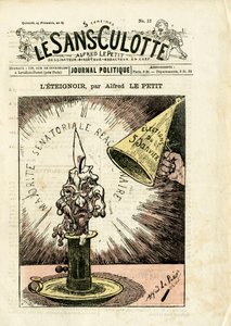 Cover von "Le Sans-Panlotte", Nummer 12, Satirisch in Farben