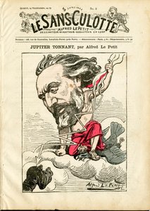 Cover von „The Sans-Panties“, Nummer 2, Satirisch in Farben von Alfred Le Petit