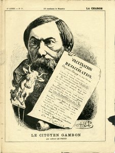 Illustration von Alfred Le Petit (1841-1909) in La Charge (1870), Nr. 11