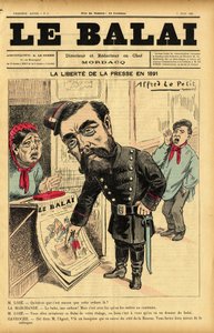 Illustration von Alfred Le Pepetit (1841-1909) für das Cover von Le Bai, Nr. 6 von Alfred Le Petit