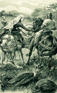 Die Gräfin von Carrick und Robert De Bruce von Alfred Pearse