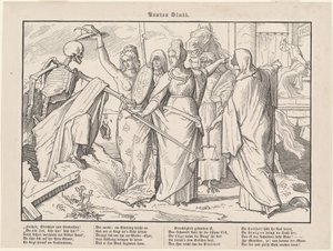 Auch ein Totentanz I von Alfred Rethel
