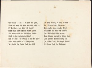 Auch ein Totentanz: Textseite von Alfred Rethel