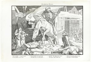 Auch ein Todtentanz, Platte VII von Alfred Rethel