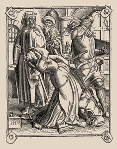 Die Nibelungen. Wie Gunther und Hagen und Kriemhild erschlagen wurden von Alfred Rethel