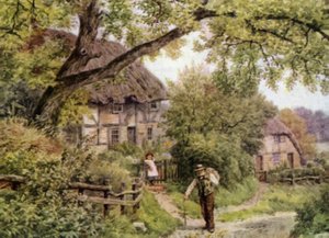 Ein Seitenweg in Houghton, Sussex von Alfred Robert Quinton