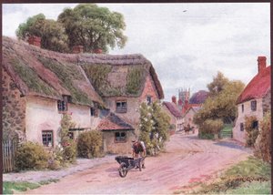 Carhampton, Somerset, aus The Cottages and the Village Life of Rural England, veröffentlicht von Dent & Sons Limited