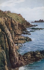 Klippen und gepanzerter Ritter, Lands End von Alfred Robert Quinton