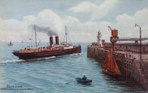 Folkestone, Abfahrt des Kanalbootes von Alfred Robert Quinton
