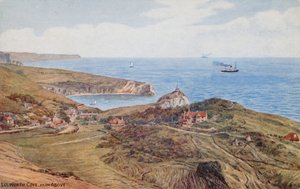 Lulworth Cove von oben von Alfred Robert Quinton