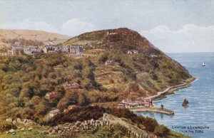 Lynton und Lynmouth von den Tors von Alfred Robert Quinton