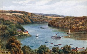 Malpas Fähre am Wasserfall von Alfred Robert Quinton