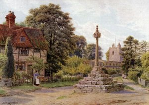 Das Kreuz, East Hagbourne, Berkshire von Alfred Robert Quinton