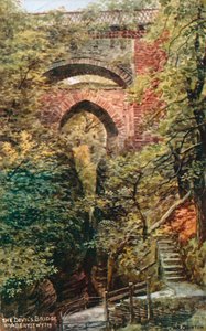 Die Teufelsbrücke, bei Aberystwyth von Alfred Robert Quinton